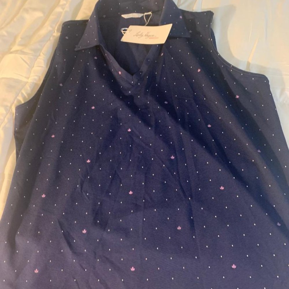 Top Lady Hagen Navy XL NWT